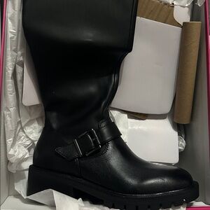 Vince Camuto Faux leather over-the-knee boots regular fit